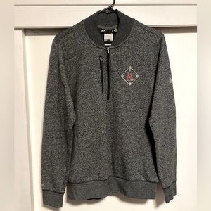 MLB Angels of Anaheim Under-Armour mid zip sweater